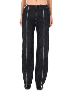 Jean Paul Gaultier Double Zipper Pants - Blue