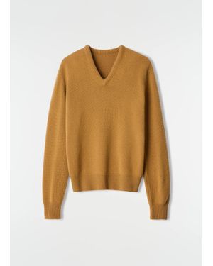 Lemaire V-Neck Sweater - Natural