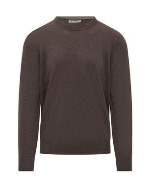 Brunello Cucinelli Cashmere Crewneck Sweater - Brown