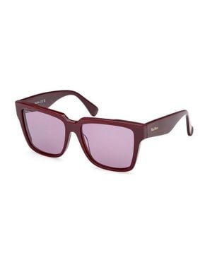 Max Mara Mini Shiny Sunglasses - Purple