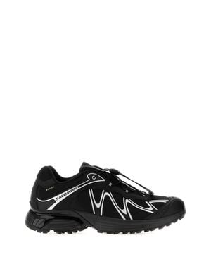 Salomon Waterproof Gore-Tex Sneaker With Rubber Sole - Black