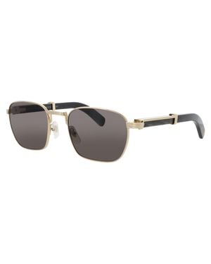 Cartier Metal Aviator Sunglasses - Black