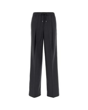 MICHAEL Michael Kors Wool-Blend Trouser Pants - Black