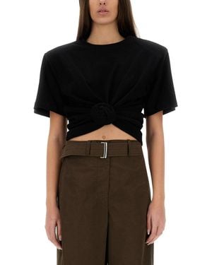 Magda Butrym Knottted T-Shirt For - Black
