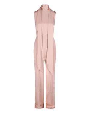 Sa Su Phi Silk-Blend Light & Natural Midi Dress For - Pink