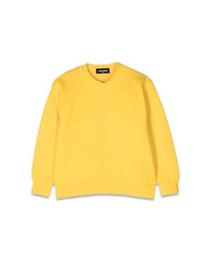 DSquared² Slouchy Fit Crewneck Sweatshirt - Yellow
