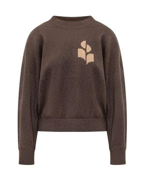 Isabel Marant Textured Knit Pullover - Brown
