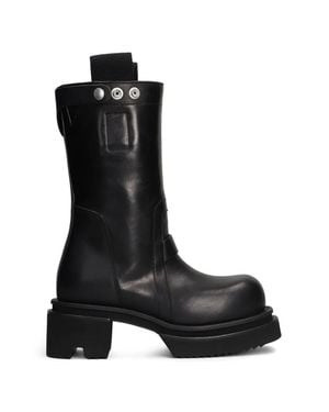 Rick Owens Pull-On Bogun Boots - Black