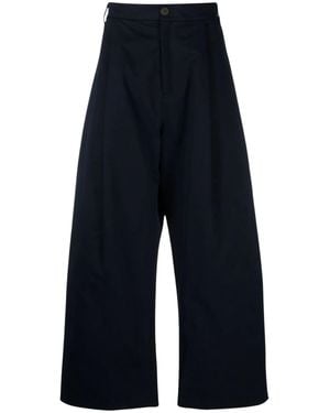 Studio Nicholson 100% Cotton Pants - Blue