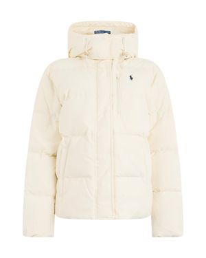 Polo Ralph Lauren Padded Hooded Jacket - Natural