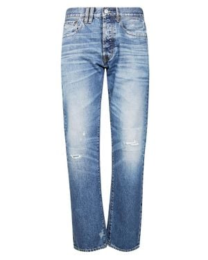 CYCLE Mini Pants With Ripped Detailing - Blue