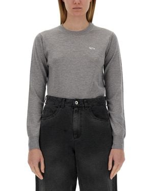 Maison Kitsuné Baby Fox" Jersey - Gray