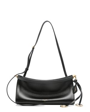 Alaïa Small Leather Shoulder Bag - Black