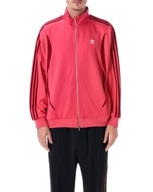 Adidas by Wales Bonner Coral Wales Bonner Three Stripes Track Top - Red
