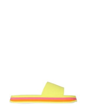 MSGM Slide Platform Sandals - Yellow