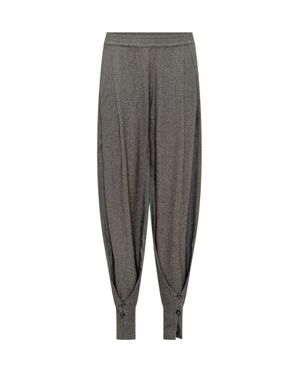 ANDAMANE Renee Buttoned Pants - Gray