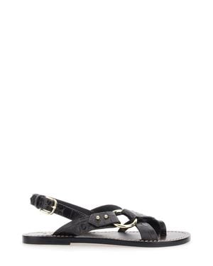 Soeur Leather Sandals Florence - White