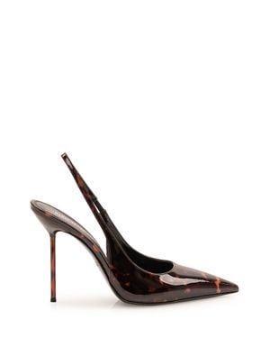 Paris Texas Lidia Slingback Heels - Multicolor