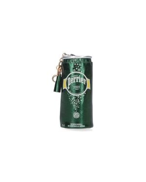 Anya Hindmarch Goat Leather Wallet Keychain Accessory - Green