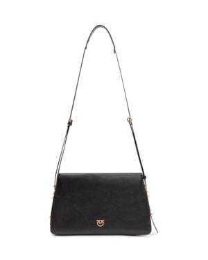Pinko Mini Trio Crossbody Bag With Adjustable Strap - White