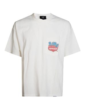 Represent America Band Graphic T-Shirt - White