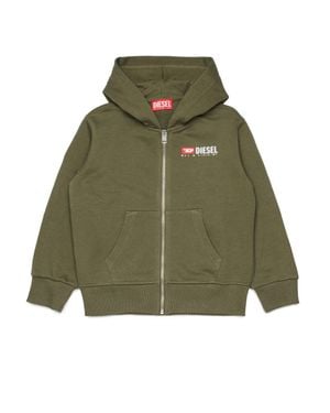 DIESEL Sweatshirt With Logo - Green