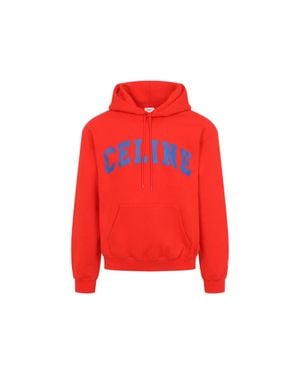 Celine Royal Relaxed Hoodie - Red