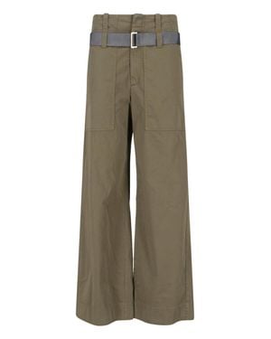 The Seafarer Wide-Leg Pants - Green