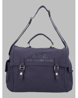 A.P.C. Besace Recuperation Shoulder Bag Cotton - Blue