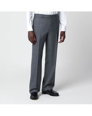Lardini Prince Of Wales Check Pants For - Gray