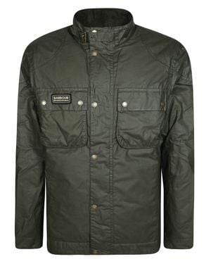 Barbour Winter Merton Wax Jacket - Green
