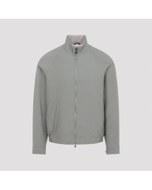 Brunello Cucinelli Khaki Cotton Jacket - Gray