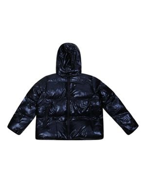 STELLA MC CARTNEY JUNIOR Kids Hooded Jacket With Eco Shearling Lining - Blue