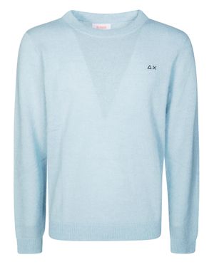 Sun 68 Alpaca Knit Sweater For - Blue