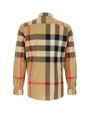 Burberry Long Sleeve Summerton Shirt - Brown