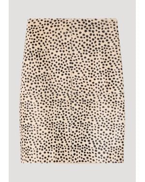 Rohe Pony Hair Mini Skirt - White