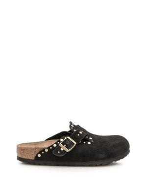 Birkenstock Boston Rivet Slide Sandal - Black