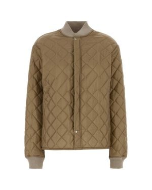 Maison Margiela Nylon Bomber Jacket - Brown