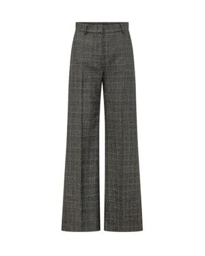 Weekend by Maxmara Weekend-Style Virgin Wool Pants - Gray