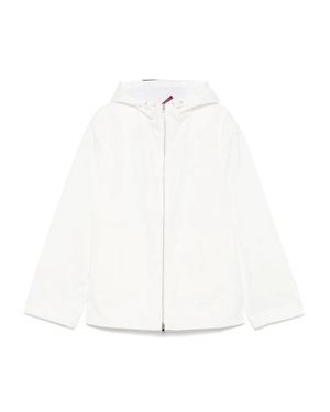 Gucci Ripstop Zip-Up Jacket - White