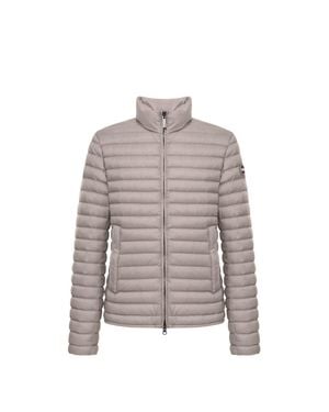 Colmar Lightweight Down Jacket With Adjustable Hem - Gray