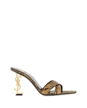 Saint Laurent Op Yum 85 Pumps For - Metallic
