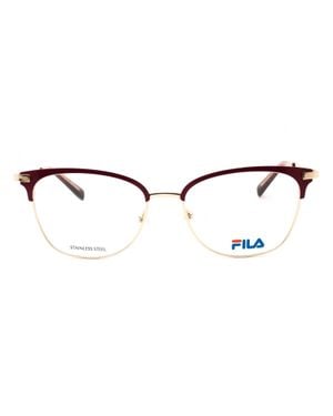 Fila Metal Cat Eye Eyeglasses - Red