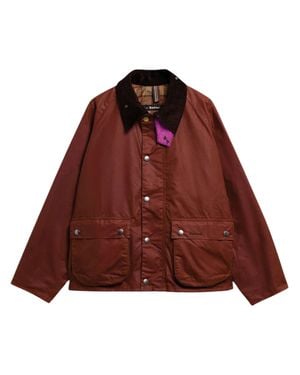 Chiara D'Este Waxed Cotton Coat - Red
