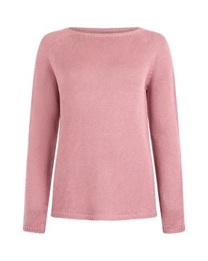 Max Mara S Max Mara Linen Sweater - Pink