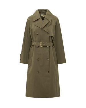 MICHAEL Michael Kors Oversized Trench Coat - Green