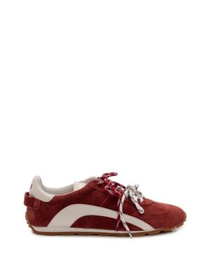 DSquared² Stylish Suede Sneakers For A Trendy Look - Red
