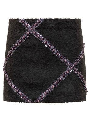 Des Phemmes Chic Mini Skirt For Effortless Style - Black