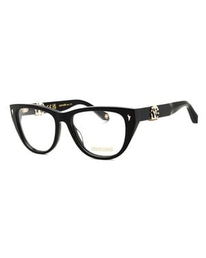 Roberto Cavalli Shiny Frame Eyeglasses - Black