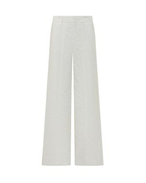 The Seafarer Wide-Leg Pants For Summer - White